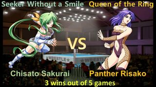 Request 桜井 千里 vs パンサー理沙子 三先勝 Chisato Sakurai vs Panther Risako won three games first