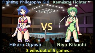 Request 小川 ひかる vs 菊池 理宇 三先勝 Hikaru Ogawa vs Riyu Kikuchi 3 wins out of 5 games