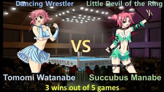 Request 渡辺 智美 vs サキュバス真鍋 三先勝 Request Tomomi Watanabe vs Succubus Manabe 3 wins out of 5 games