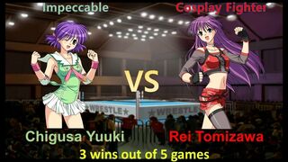 Request 結城 千種 vs 富沢 レイ 三先勝 Chigusa Yuuki vs Rei Tomizawa 3 wins out of 5 games