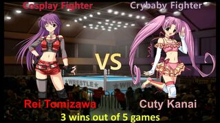 Request 富沢 レイ vs キューティー金井 三先勝 Rei Tomizawa vs Cuty Kanai 3 wins out of 5 games