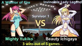 Request マイティ祐希子 vs ビューティ市ヶ谷 三先勝 Mighty Yukiko vs Beauty Ichigaya 3 wins out of 5 games