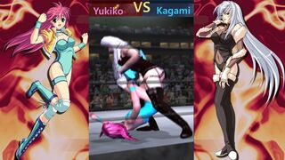 レッスルエンジェルス ver.エキプロ マイティ祐希子 vs フレイア鏡 Wrestle Angels ver. Smack Down 5 Mighty Yukiko vs Freya Kagami
