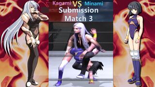 レッスルエンジェルス ver.エキプロ フレイア鏡vs南 利美 Wrestle Angels ver. Smack Down 5 Kagami vs Minami Submission Match 3