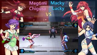 レッスルエンジェルス ver.エキプロ めぐみ,千種vsマッキー,ラッキー Wrestle Angels ver. Smack Down 5 Megumi,Chigusa vs Macky,Lucky