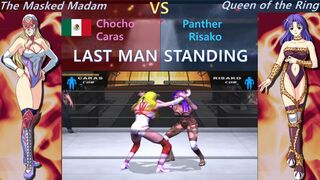 レッスルエンジェルス ver.エキプロ カラス vs 理沙子 Wrestle Angels ver. Smack Down 5 Caras vs Risako Last Man Standing