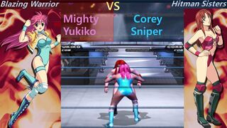 レッスルエンジェルス ver.エキプロ マイティ祐希子 vs コリィ・スナイパー Wrestle Angels ver. Smack Down 5 Mighty Yukiko vs Corey