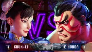 ストリートファイター 6 チュン・リー vs 本田 Street Fighter 6 Chun-Li vs Honda 스트리트 파이터 6 춘리 vs 혼다