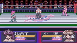 Request 美少女レスラー列伝 マイティ祐希子 vs 小沢 佳代 SNES Bishoujo Wrestler Retsuden Mighty Yukiko vs Ozawa Kayo