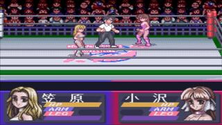 Request 美少女レスラー列伝 グローリー笠原 vs 小沢 佳代 SNES Bishoujo Wrestler Retsuden Glory Kasahara vs Ozawa Kayo