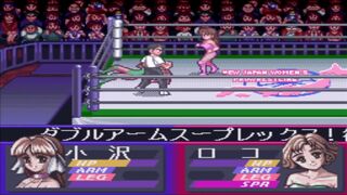 Request 美少女レスラー列伝 小沢 佳代 vs マーナ ロコ SNES Bishoujo Wrestler Retsuden Ozawa Kayo vs Mana Roco