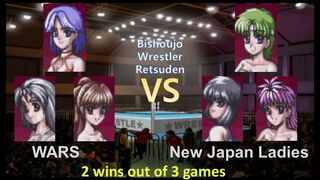 Request 美少女レスラー列伝 WARS (Ryuuko, Suzumi, Hikaru) vs New Japan Ladies (Yukiko, Minami, Kikuchi)