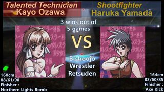 Request 美少女レスラー列伝 小沢 佳代 vs 山田 遙 SNES Bishoujo Wrestler Retsuden Kayo Ozawa vs Haruka Yamada