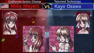 美少女レスラー列伝 ミリア･メアーズvs小沢 佳代 Bishoujo Wrestler Retsuden Milia Meyers vs Kayo Ozawa 3wins out of 5 games