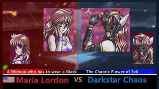 美少女レスラー列伝 マリア ロードン vs D.スターカオス SNES Bishoujo Wrestler Retsuden Maria Lordon vs Darkstar Chaos
