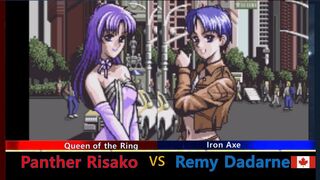 美少女レスラー列伝 パンサー理沙子 vs レミー ダダーンSNES Bishoujo Wrestler Retsuden Panther Risako vs Remy Dadarne