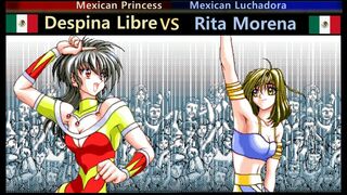 Wrestle Angels V2 デスピナ・リブレ vs リタ・モレナ 三先勝 Despina Libre vs Rita Morena 3 wins out of 5 games