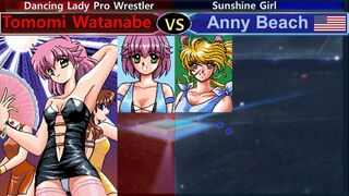 Wrestle Angels 3 渡辺 智美 vs アニー・ビーチ 三先勝 Tomomi Watanabe vs Anny Beach 3 wins out of 5 games