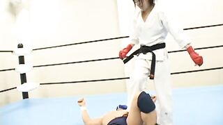 AGC-01 The strongest karate fighter Female on male rape punishment 1 Mimura