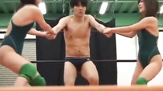 BOC-5 Chi-Jo Pro-Wrestling 5 Nagai Yuka + Mitsuki Kirara vs. Ikase Goro (a guy wrestler)