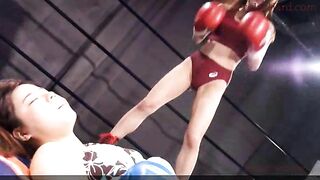 ABX-01 Goddess fight 1 Haruka Kurano, Rei Hanamiya