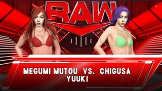 Wrestle Angels ver. WWE 2K23 武藤 めぐみ vs 結城 千種 Megumi Mutou vs Chigusa Yuuki Swimsuit Match