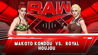 Wrestle Angels ver. WWE 2K23 近藤 真琴 vs ロイヤル北条 Makoto Kondou vs Royal Houjou