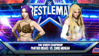 Wrestle Angels ver. WWE 2K23 パンサー理沙子 vs クリス・モーガン Panther Risako vs Chris Morgan Championship Match