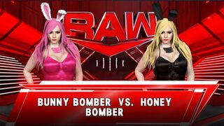 Wrestle Angels ver. WWE 2K23 バニー・ボンバー vs ハニー・ボンバー Bunny Bomber vs Honey Bomber