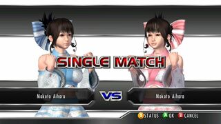 ランブルローズ XX 藍原誠 (SS) vs 藍原誠 (SS) Rumble Rose XX Makoto Aihara vs Makoto Aihara Single Match