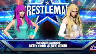 Wrestle Angels ver. WWE 2K23 マイティ祐希子 vs クリス・モーガン Mighty Yukiko vs Chris Morgan Championship Match