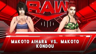 Wrestle Angels ver. WWE 2K23 藍原誠 vs 近藤 真琴 Makoto Aihara vs Makoto Kondou