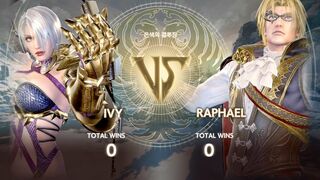 SOULCALIBUR VI Ivy vs Raphael 5 wins out of 9 games ソウルキャリバー Ⅵ アイヴィー vs ラファエル 五先勝