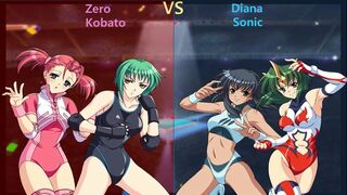 Wrestle Angels Survivor 2 小鳩, 零 vs ディアナ, ソニック 二先勝 Kobato, Zero vs Diana, Sonic 2 wins out of 3 games