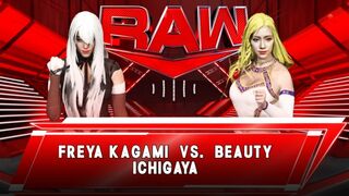 Wrestle Angels ver. WWE 2K23 フレイア鏡 vs ビューティ市ヶ谷 Freya Kagami vs Beauty Ichigaya