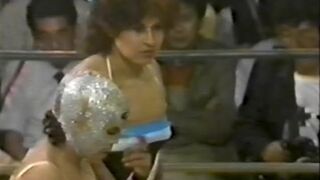全日本女子プロレス　ライオネス飛鳥、長与千種 vs ラ・ギャラクティカ、ローラ・ゴンザレス　WWWA世界タッグ王座選手権試合　1984年10月6日 後楽園ホール