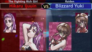 美少女レスラー列伝 伊集院 光 vs ブリザードYuki SNES Bishoujo Wrestler Retsuden Hikaru Ijuuin vs Blizzard Yuki