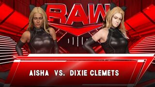 Rumble Rose XX Ver. WWE 2K23 Aisha vs Dixie Clemets