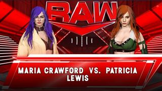Wrestle Angels ver. WWE 2K23 マリア・クロフォード vs パトリシア･ルイス Maria Crawford vs Patricia Lewis