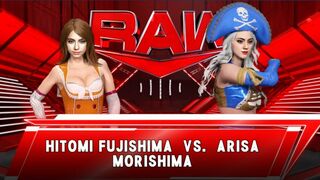 Wrestle Angels ver. WWE 2K23 藤島 瞳 vs 森嶋 亜里沙 Hitomi Fujishima vs Arisa Morishima