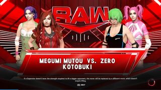 Wrestle Angels ver. WWE 2K23 めぐみ (w 千種 vs 零 (w 小鳩 Megumi (w Chigusa vs Zero (w Kobato