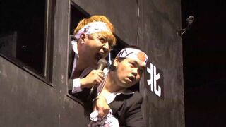 ガンバレ☆プロレス ユニオンに乱入 Footage of Ken Ohka & Yumehito Imanari from Ganpro invading Union!