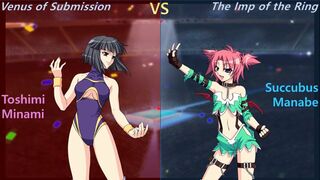 Wrestle Angels Survivor 2 南 利美vsサキュバス真鍋 三先勝 Toshimi Minami vs Succubus Manabe 3 wins out of 5 games
