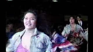全女 1988 JBエンジェルス VS 堀田由美子 西脇充子 WWF女子世界タッグ選手権 JB angels WWF women's world tag championship.