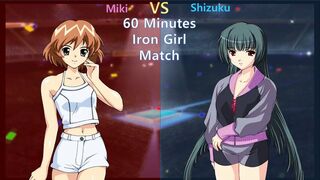 Wrestle Angels Survivor 1 秋山 美姫 vs 氷室 紫月 Miki Akiyama vs Shizuku Himuro 60 minutes Iron Girl Match