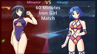 Wrestle Angels Survivor 2 南 利美 vs 小川 ひかる Toshimi Minami vs Hikaru Ogawa 60 minutes Iron Girl Match