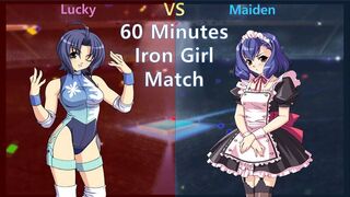 Wrestle Angels Survivor 2 ラッキー内田 vs メイデン桜崎 Lucky vs Maiden 60 minutes Iron Girl Match