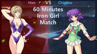 Wrestle Angels Survivor 2 ナスターシャ・ハンvs結城 千種 Nastassja Han vs Chigusa Yuuki 60 minutes Iron Girl Match