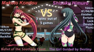 Wrestle Angels Survivor 2 近藤 真琴 vs 氷室 紫月 三先勝 Makoto Kondou vs Shizuku Himuro 3 wins out of 5 games