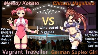 Wrestle Angels Survivor 2 メロディ小鳩vs永原 ちづる 三先勝 Melody Kobato vs Chizuru Nagahara 3 wins out of 5 games